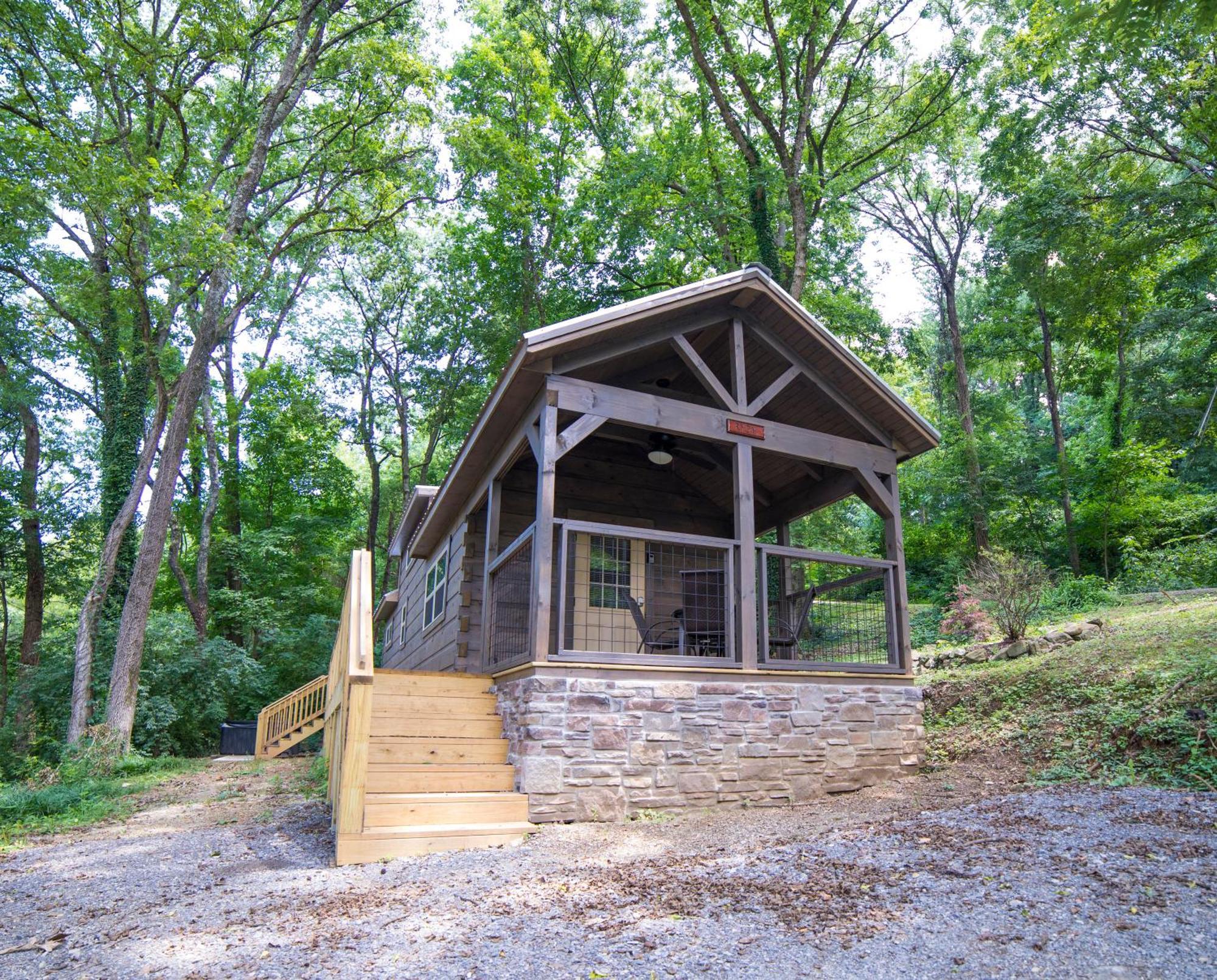 Ryon Tiny Home Cabin City-Side Rustic Retreat Chattanooga Exteriör bild